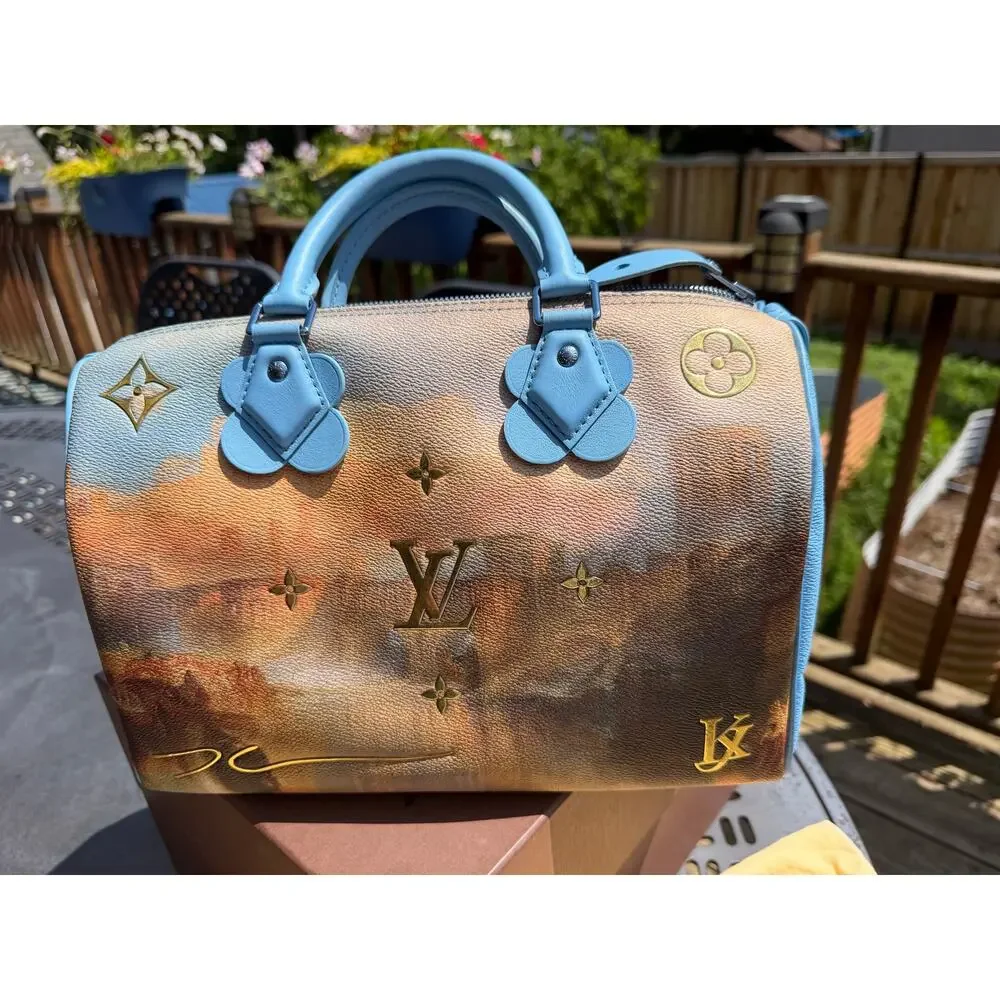 Louis Vuitton Speedy 30 Turner Masters Collection by Jeff Koons NWB - Picture 4 of 16
